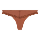 Aubade Sheer Emotion tanga trusse, brun - 4M26 - HONE - Honey
