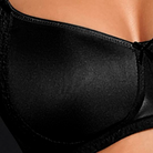 Rosa Faia Lace Rose - Black - 5618-001