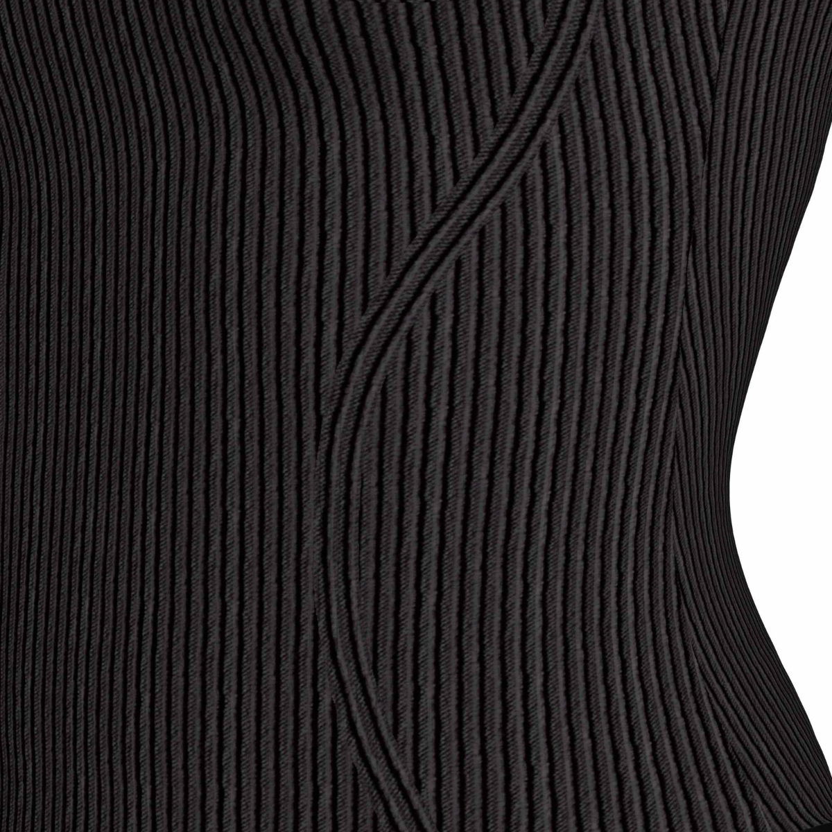 Calvin Klein badedragt uden bøjle, sort - LV00Q61142 - UB1 - Black