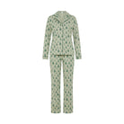 Lascana X-Mas pyjamas, grøn - BA-103-54 - green aop - Green aop