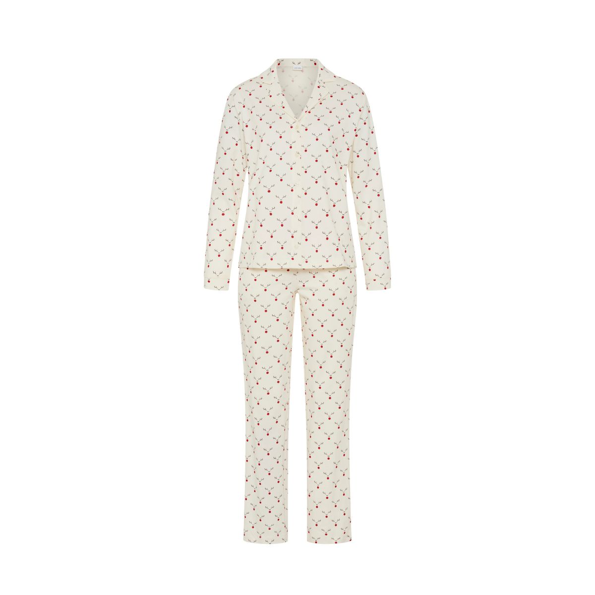 Lascana X-Mas pyjamas, beige - BA-103-54 - beige aop - Beige aop