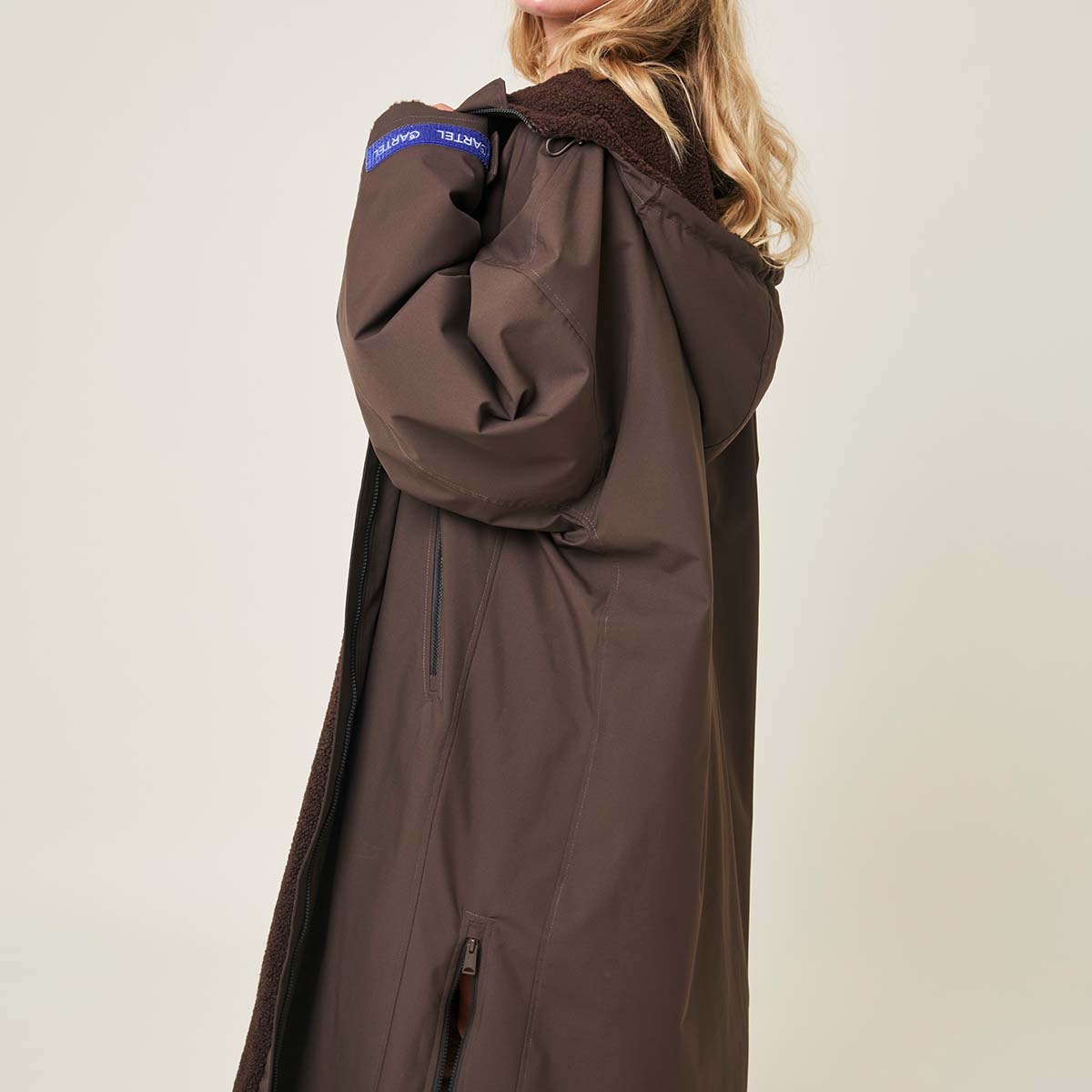 Copenhagen Cartel Allure Nordic Fleece omklædningskåbe, brun - 166038 - Arabica - Arabica