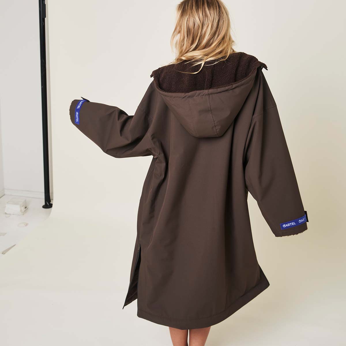 Copenhagen Cartel Allure Nordic Fleece omklædningskåbe, brun - 166038 - Arabica - Arabica