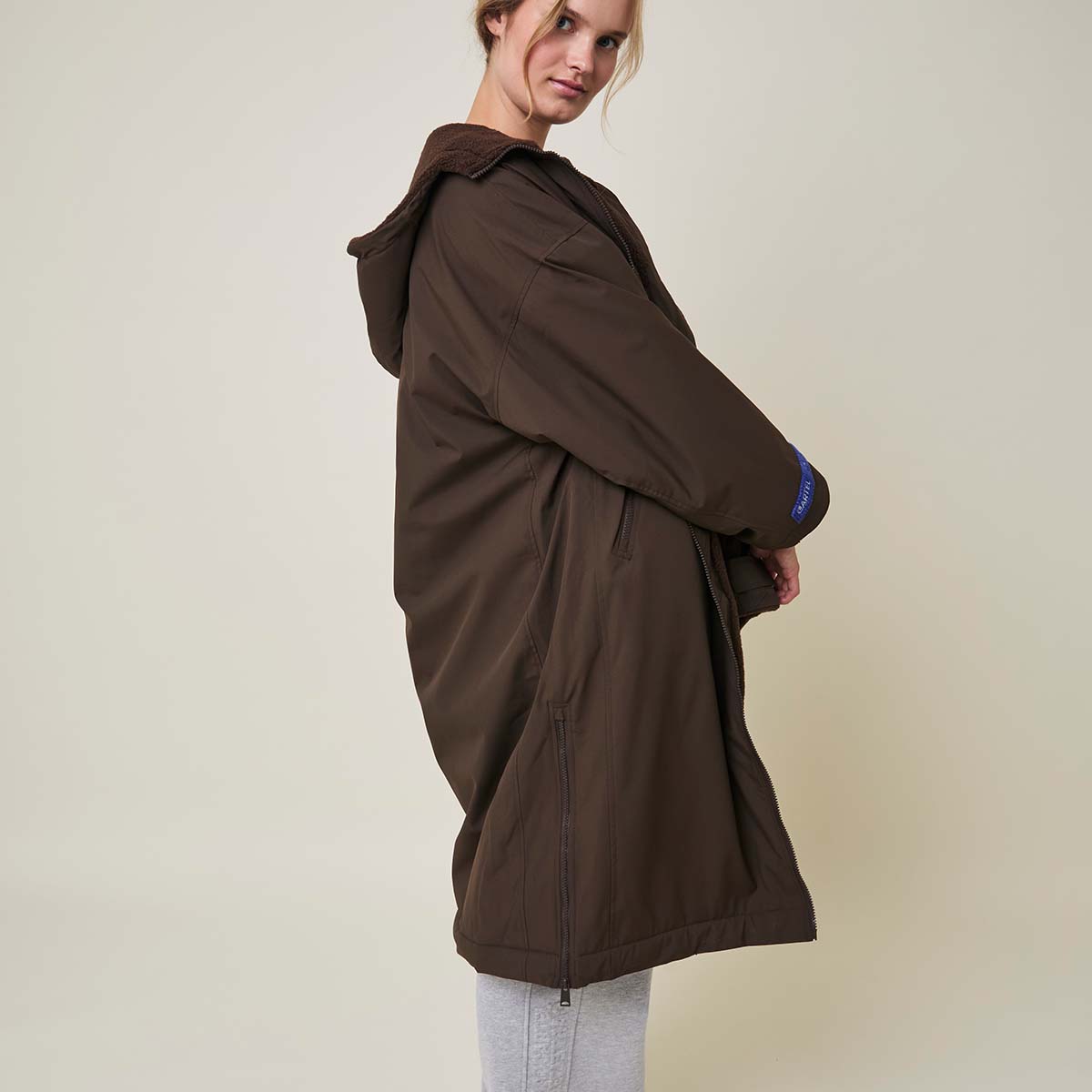 Copenhagen Cartel Allure Nordic Fleece omklædningskåbe, brun - 166038 - Arabica - Arabica