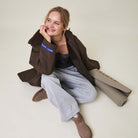 Copenhagen Cartel Allure Nordic Fleece omklædningskåbe, brun - 166038 - Arabica - Arabica
