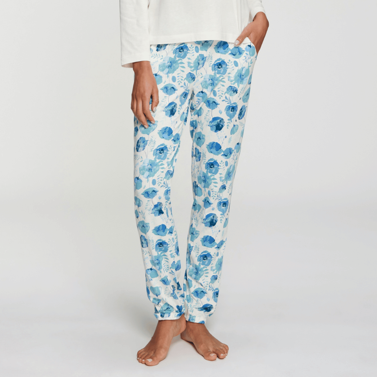 Lascana Vivance Dreams natbukser, multi - BA-62-54 - flower aop - Flower AOP