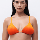 Chantelle Pulp bikini top uden bøjle, orange - C12VQF - A40 - Sunrise Tie & Dye