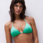 Chantelle Pulp Swim bikini top uden bøjle, grøn - C12VQF - C78 - Lagoon Tie And Dye