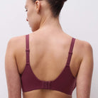 Chantelle Easyfeel Floral Touch BH med bøjle, rød - C94260 - 0K7 - Sienna