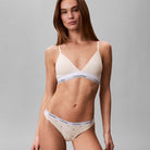 Calvin Klein Icon trekant BH, gul - LV00QF8498 - ZRK - Pear Sorbet
