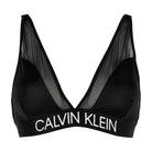 Calvin Klein High Triangle bikini top, sort - w01312 - BEH - Black