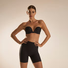 Bye Bra Deep stropløs plunge-BH, sort - LBDPSB - Black - Black