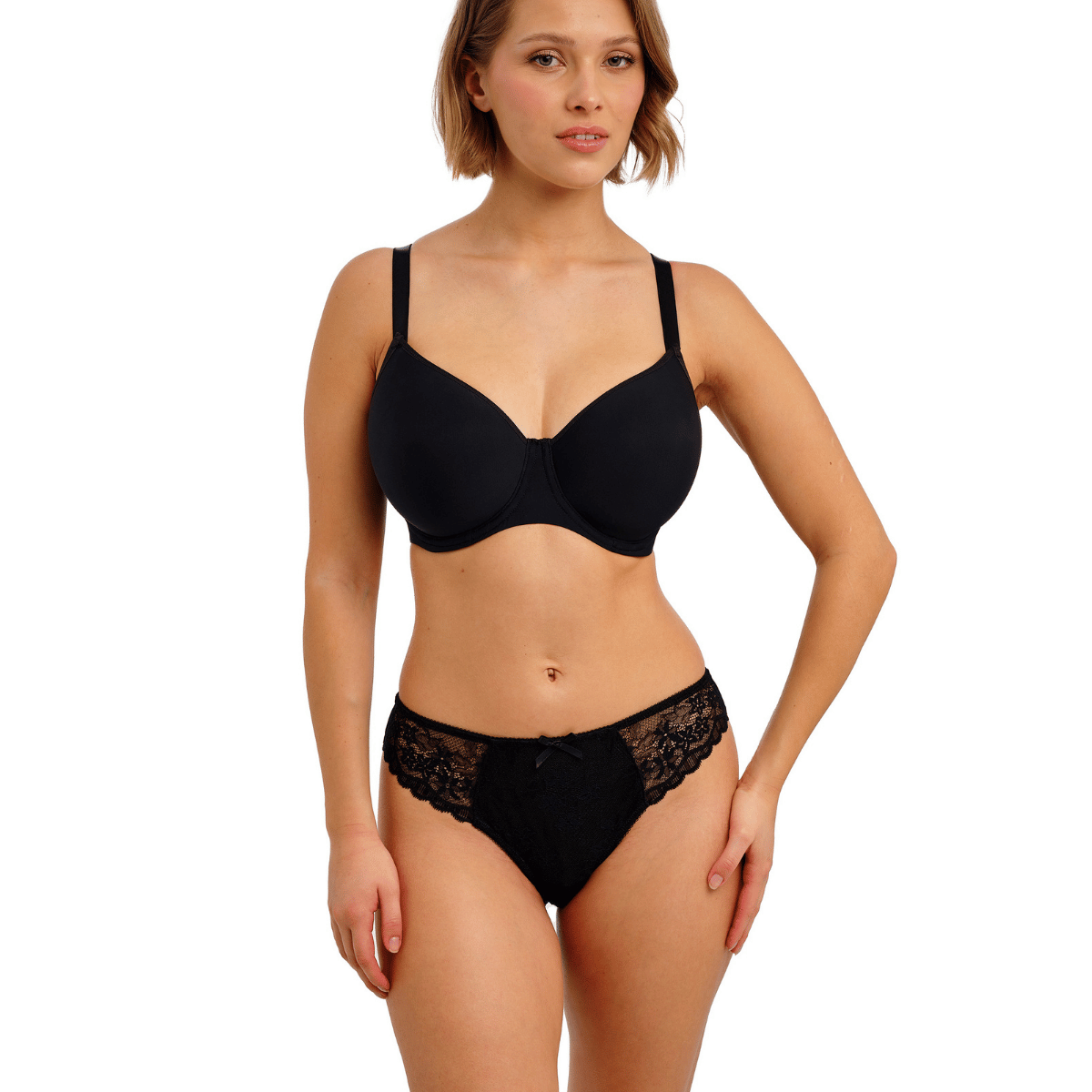 Freya Essentially Smooth BH med bøjle, sort - AA404432 - BLK - Black