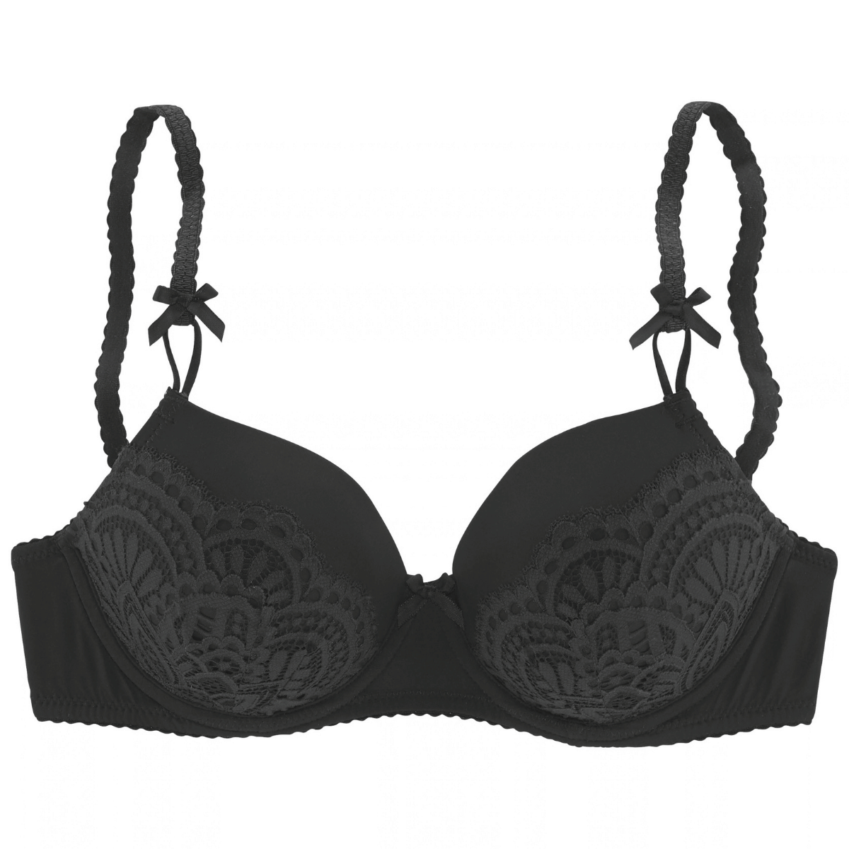 Lascana Aurora BH med bøjle, sort - GI-161-FB - black - Black