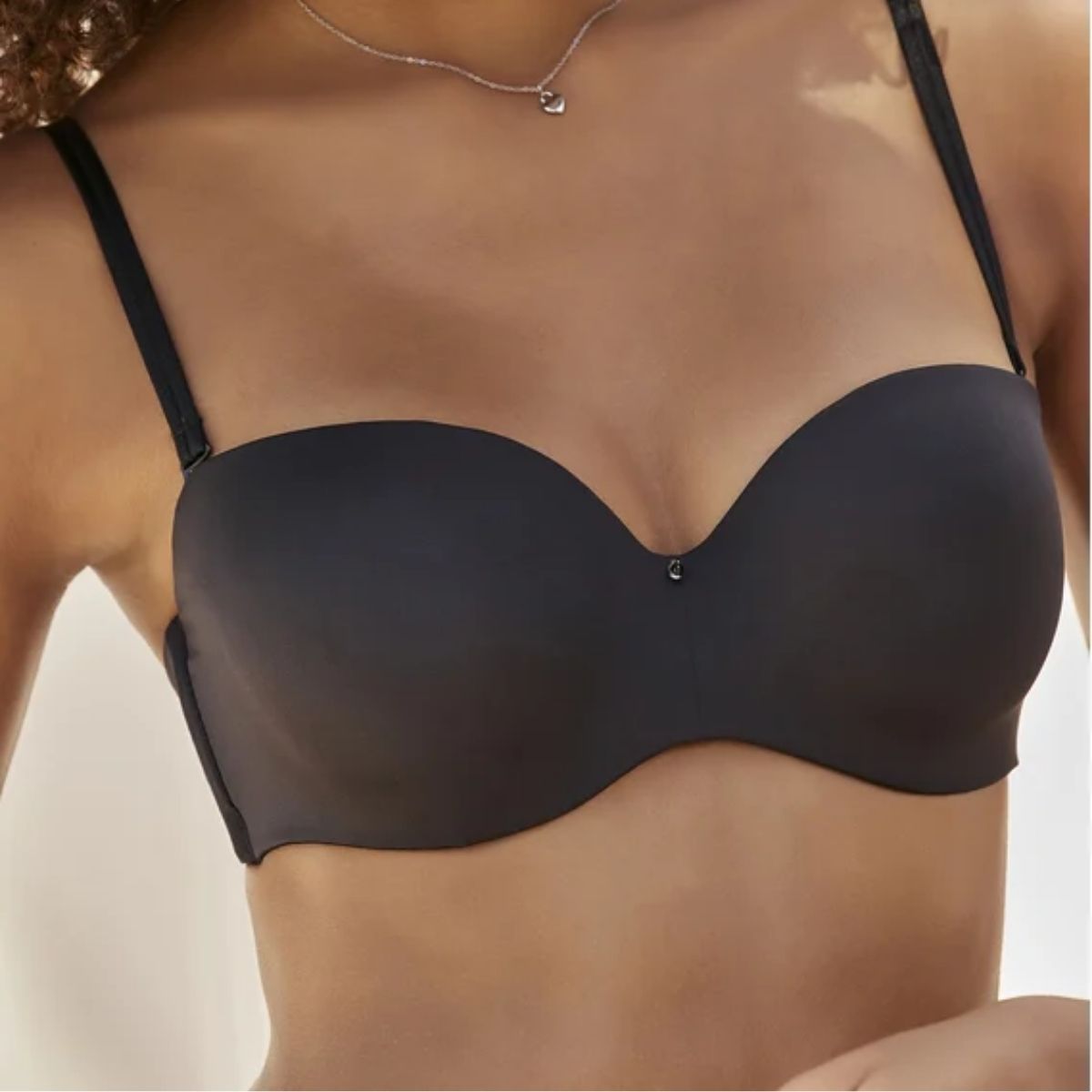 Lascana Perfect Basics BH med bøjle, sort - HO-112-SB - black - Black
