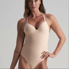 Bye Bra bodystocking, beige - LBBTHO - Beige - Beige