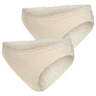 Mamalicious MLjulia 2-pak graviditets brazilian trusse, beige - 20024174 - Birch/birch - Birch/birch