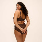 Elomi Matilda plunge BH, brun - EL8900 - GOR - Gold Rush