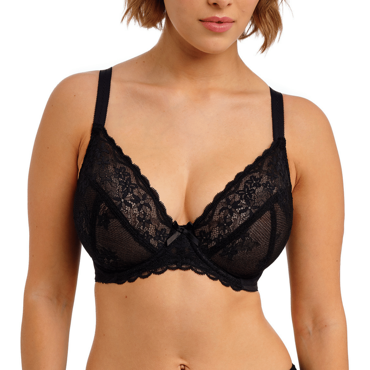 Freya Quinn plunge BH, sort - AA404302 - BLK - Black