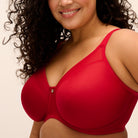 Elomi Smooth BH med bøjle, rød - EL4301 - HAD - Haute Red