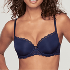 Lascana Evita BH med bøjle, blå - ZA-505-FB - dark blue - Dark Blue